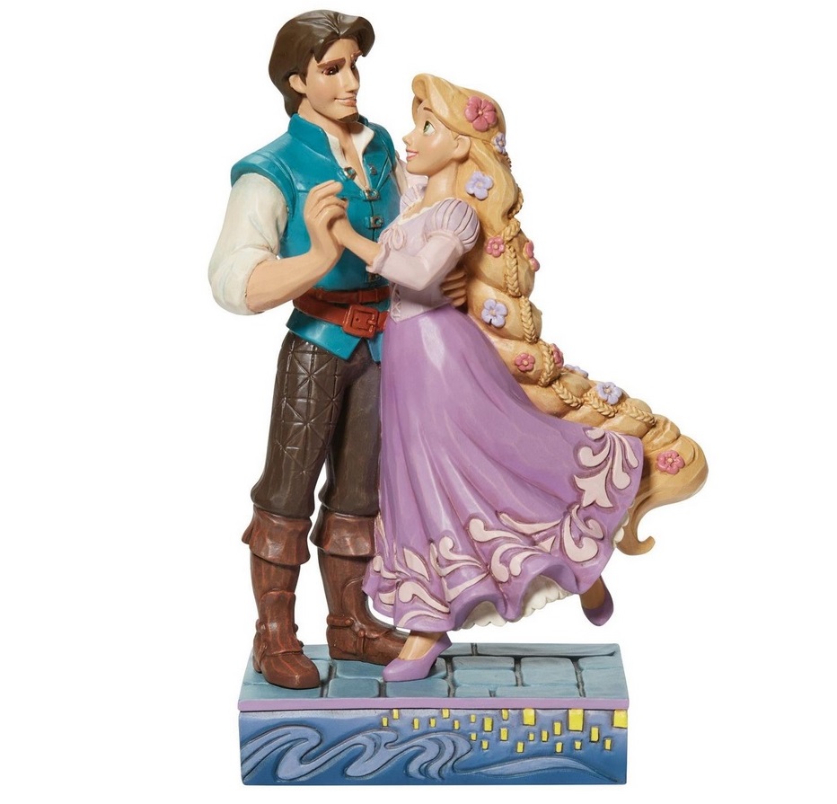 Disney Traditions Tangled Rapunzel & Flynn Love Jim Shore Figurine